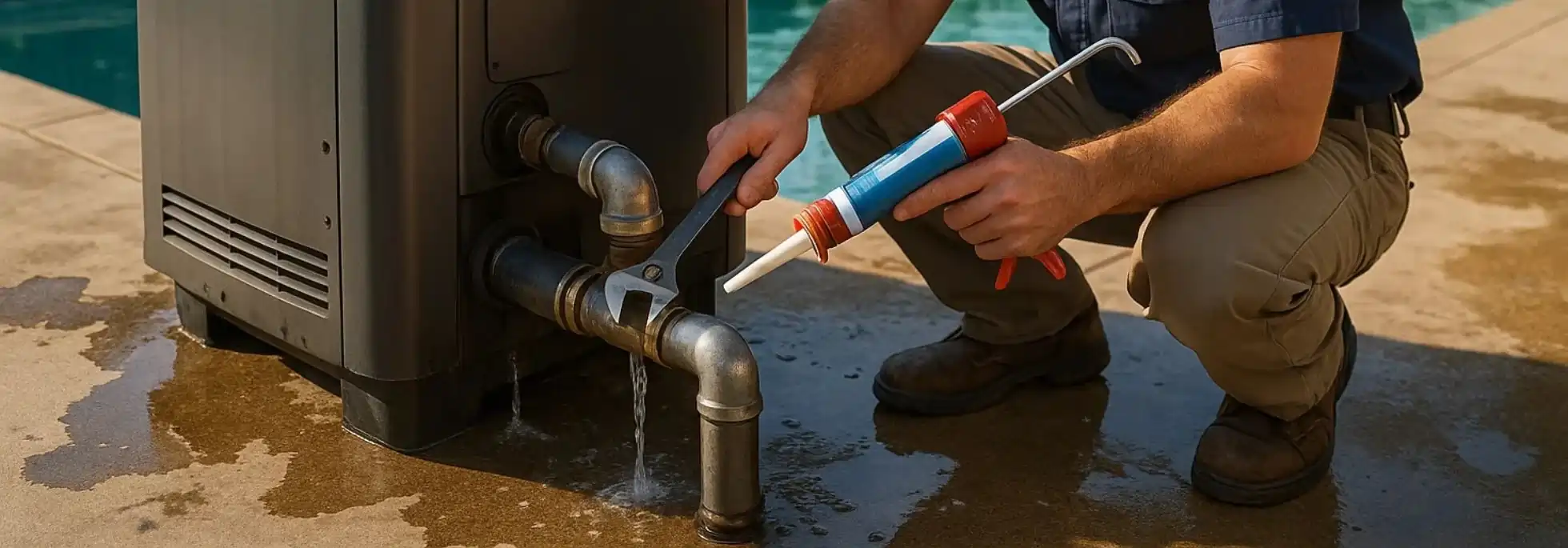  Pool Heater Leak Repair - HVAC Hamilton