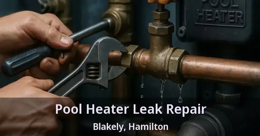 Pool Heater Leak Repair Blakely, Hamilton - ON